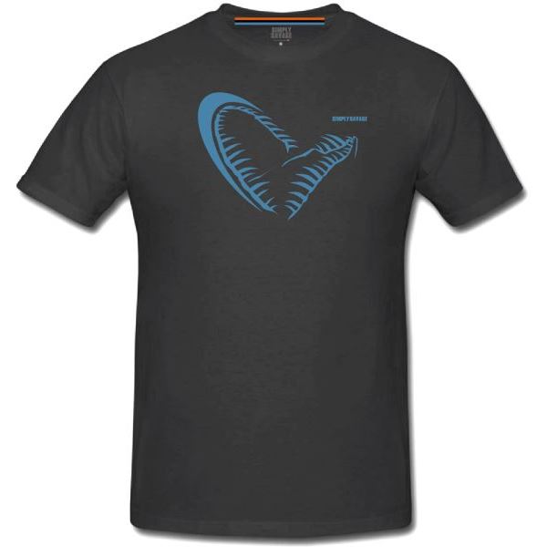 Savage Gear Triko Simply Savage Jaw Grey Tee