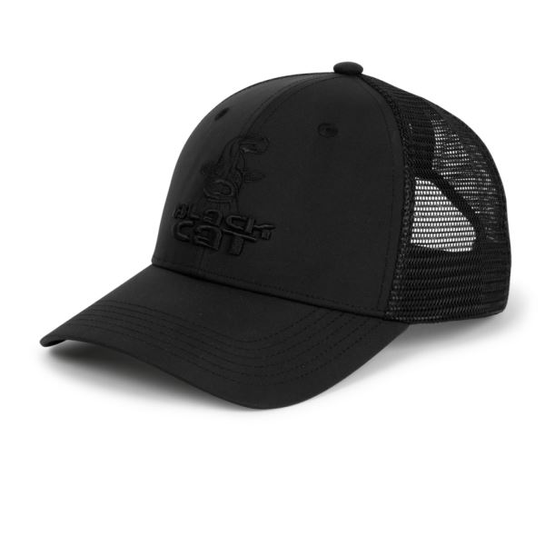 Black Cat Kšiltovka Black Trucker Cap