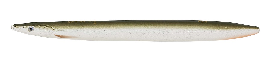 Savage gear pilker line thru sandeel matt white tobis 11 cm - 15 g