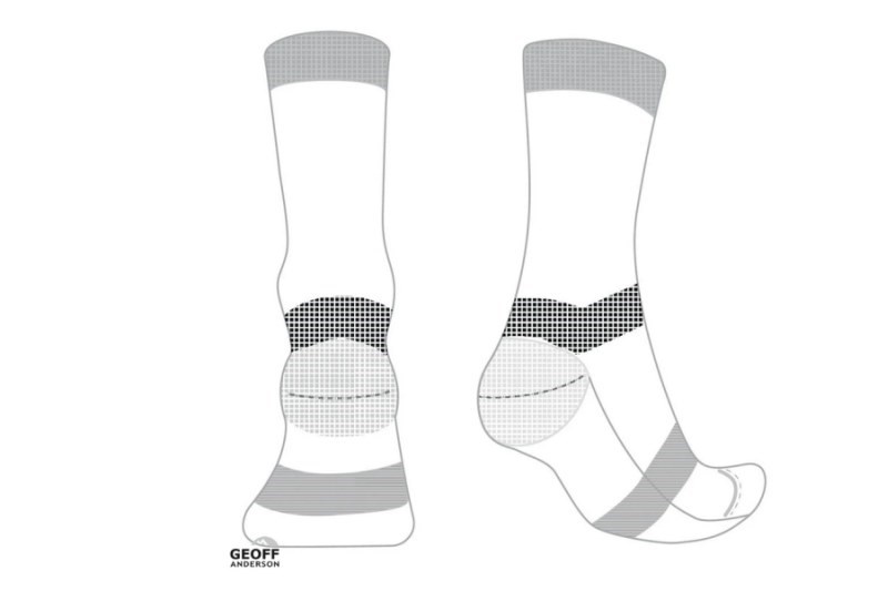 Geoff Anderson Ponožky WizWool Light Weight Šedé (3)