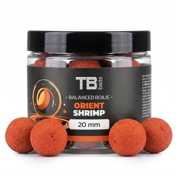 TB Baits Vyvážené Boilie Balanced + Atraktor Orient Shrimp 100 g