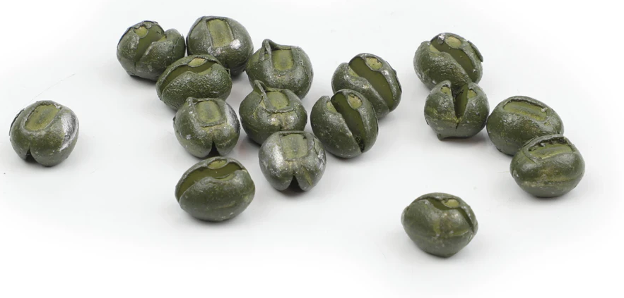 Levně Carp´r´us zátěžové broky camo shotz green 15 g - 0,4 g