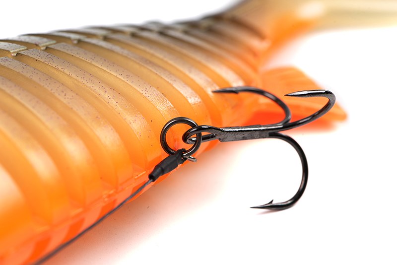 Fox Rage Gumová Nástraha Jointed Replicants Fire Tiger UV (9)