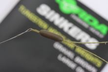 Korda Tungstenové Stopery Sinker Hooklink Weight Gravel Brown (1)