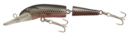 Levně Kamasaki wobler joint stříbrná-červená 10 cm 15,5 g