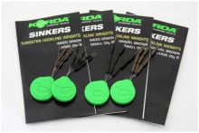 Korda Tungstenové Stopery Sinker Hooklink Weight Weedy Green (3)