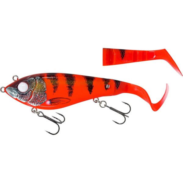 Savage Gear Nástraha Deviator Tail Slow Sinking Red Tiger