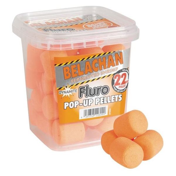 Dynamite Baits Pop Up Pellets Fluro Belachan 22 mm