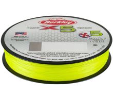 Berkley Splétaná Šňůra X5 Flame Green 150 m-Průměr 0,25 mm / Nosnost 27 kg (1)