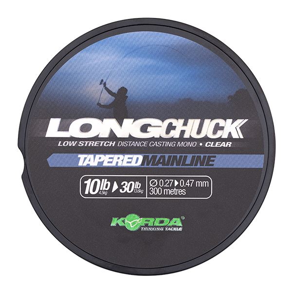 Korda Vlasec LongChuck Tapered Mainline Clear 300 m