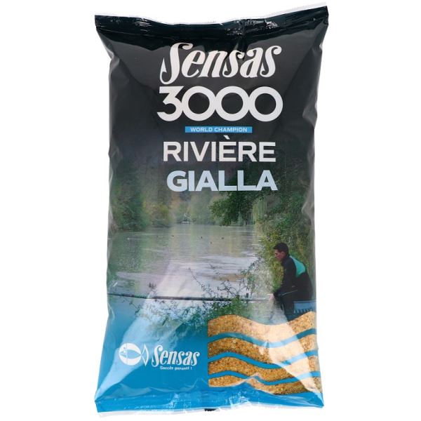 Sensas Krmení 3000 Riviere Gialla (Velká Ryba - Ovoce) 1 kg