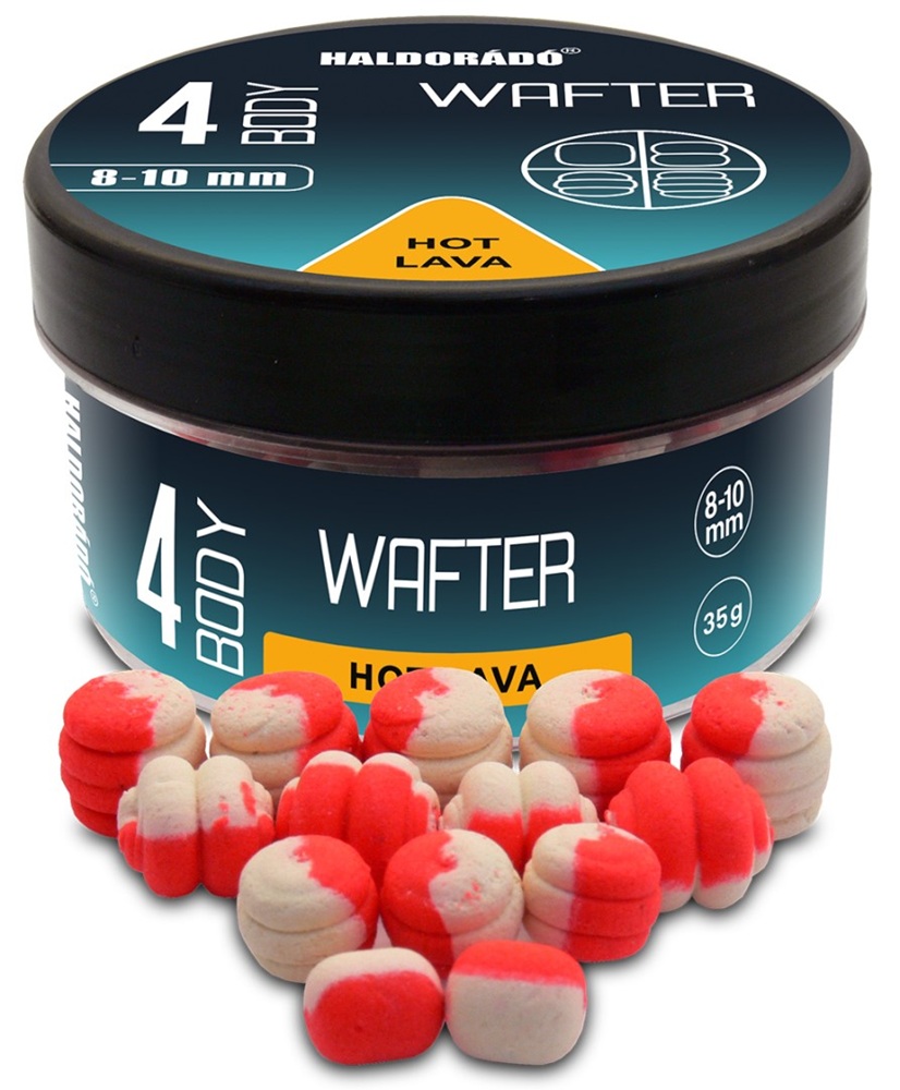 Haldorádó wafters 4 body 35 g 8-10 mm - hot lava