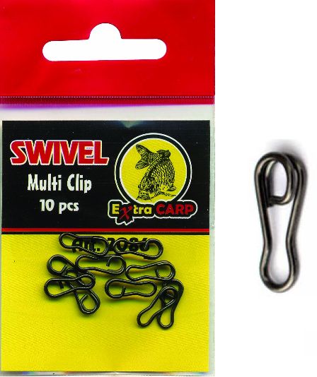 Extra carp karabinka multi clip ( 10ks v balení)