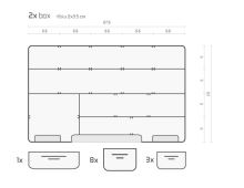 Delphin Kufřík A-01 Sada Dvou Krabic (1)