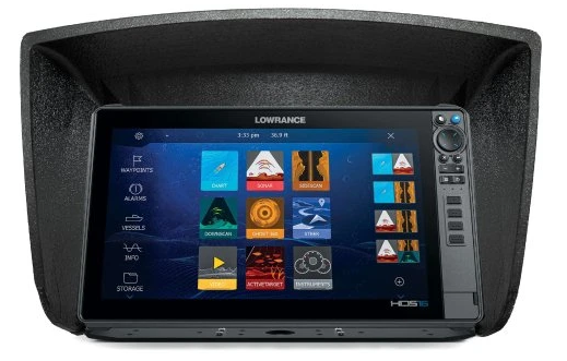 Sunvisor sluneční clona pro lowrance elite fs 7 vysoká rychlost