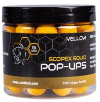 Nash Plovoucí Boilie Pop Ups Scopex Squid Yellow 75 g (1)