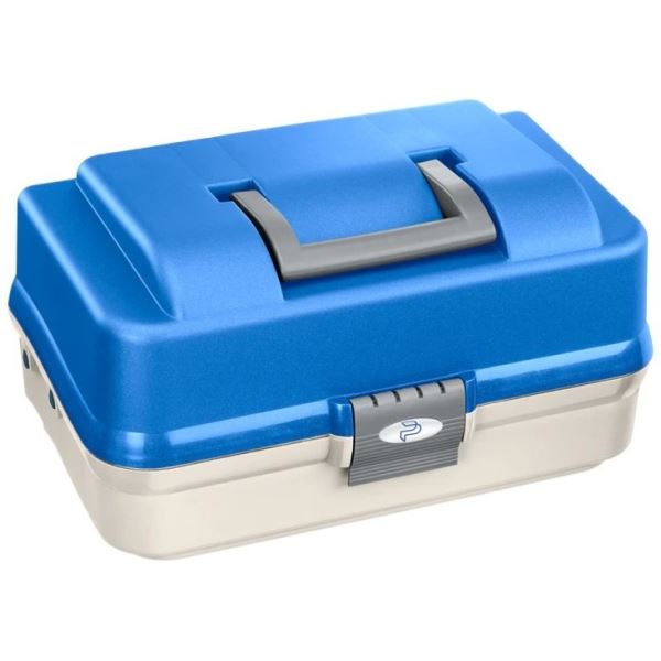 Plastica Panaro Rybářský Kufřík 149/ 3-patrový Bílo-modrý