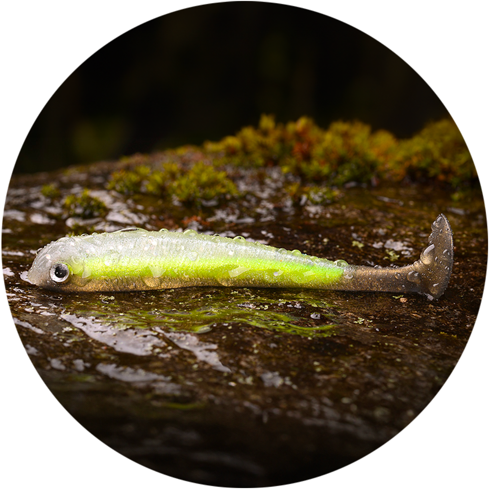 Redbass gumová nástraha ripper swimmer slim gold fish uv - l 88 mm