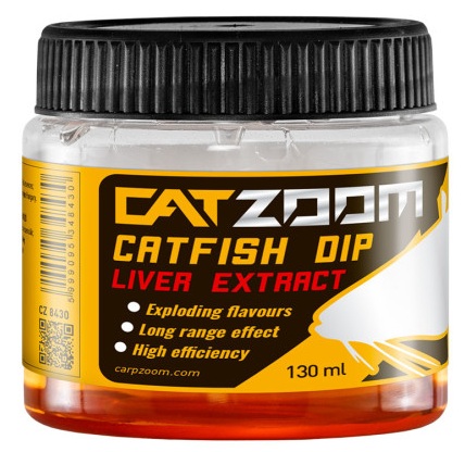 Levně Carp zoom dip catfish liver extract 130 ml