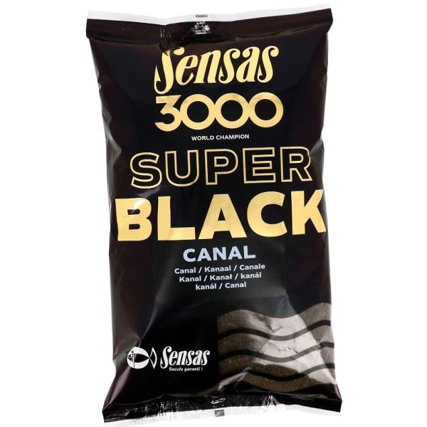 Sensas krmení  3000 SUPER BLACK 1kg