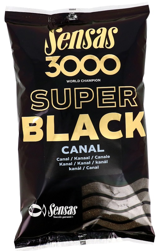 Levně Sensas krmení 3000 super black 1kg-canal