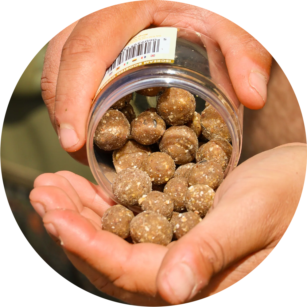 Levně One more cast tvrzené obalené boilie cured hardened hookbaits iscream 120 g 15 & 18 mm
