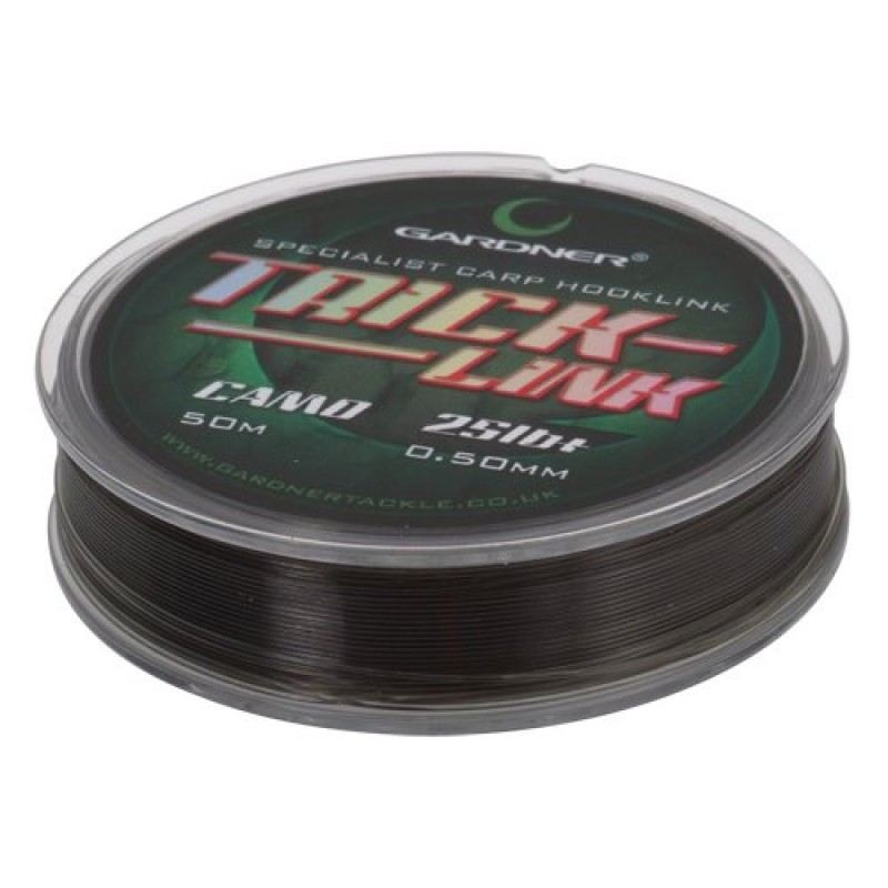 Gardner vlasec trick link camo 50 m-průměr 0,50 mm / nosnost 25 lb