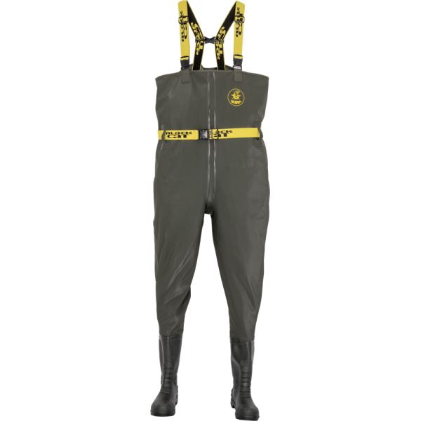 Black Cat Prsačky Green Booted Waders