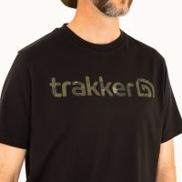 Trakker Tričko CR Logo T-Shirt Black Camo (5)