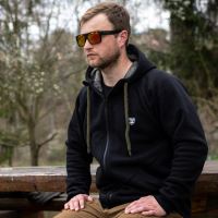 Giants Fishing Mikina Se Zipem A Kapucí Černá (2)