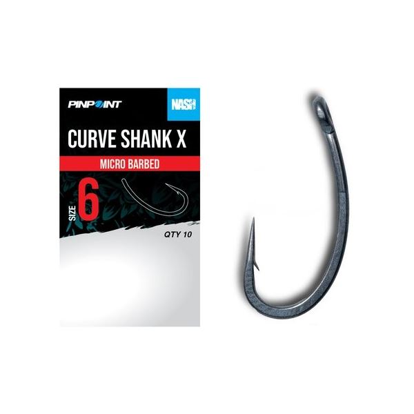 Nash Háčky Curve Shank X Micro Barbed 10 ks