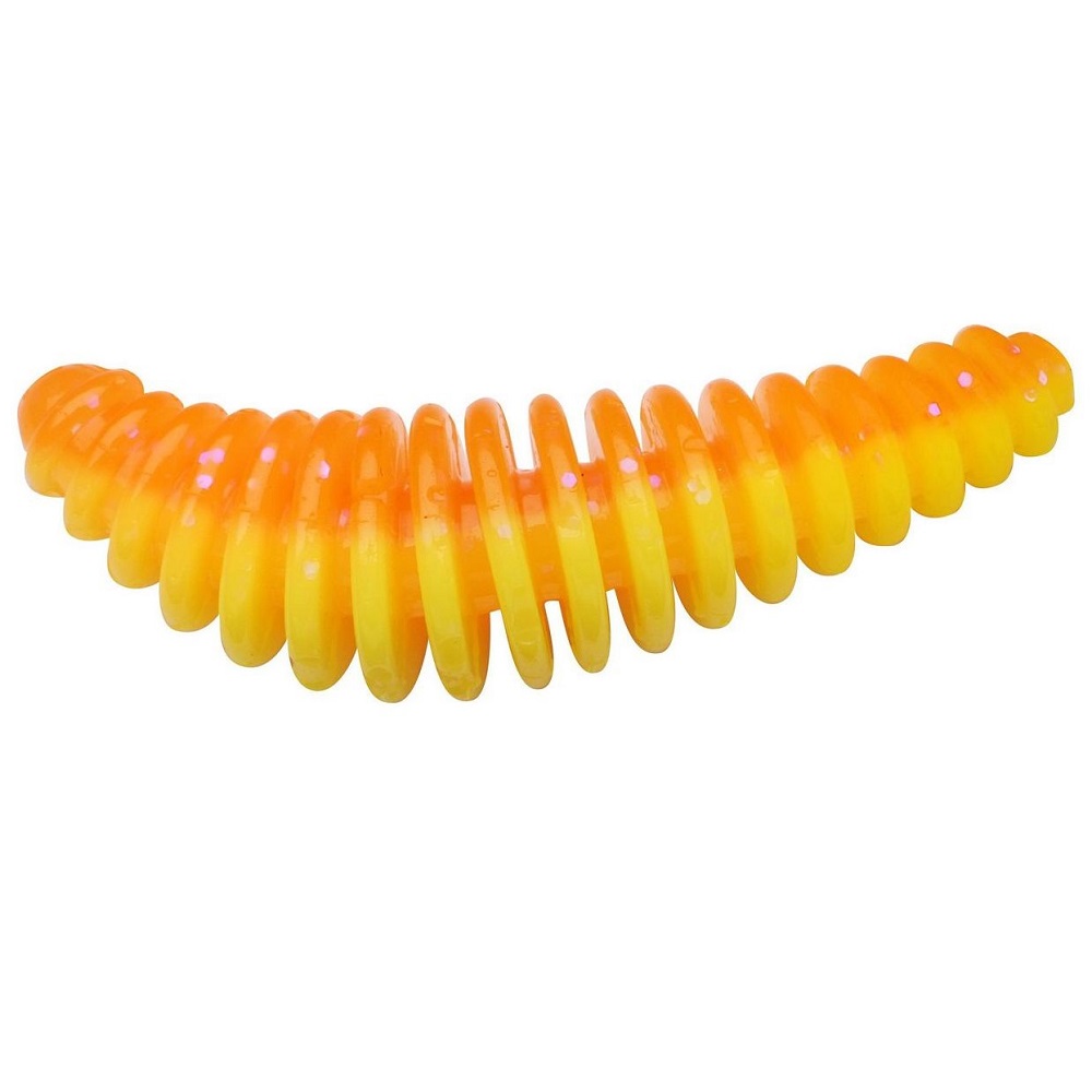 Levně Berkley gumová nástraha powerbait power pupa fluo orange sunshine yellow - 4,5 cm 8 ks