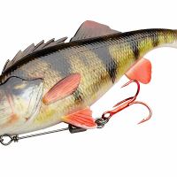 Savage Gear Gumová Nástraha 4D Perch Shad Blue Silver (1)