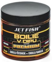 Jet Fish Boilie V Dipu Premium Clasicc 200 ml 20 mm - Chilli Česnek