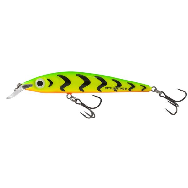 Salmo Wobler Rattlin Sting Floating Green Tiger 9 cm 11 g