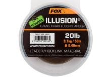 Fox Fluorocarbon Illusion 50 m Trans Khaki-Průměr 0,40 mm / Nosnost 9,09 kg