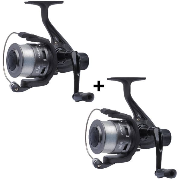 Dam Naviják Quick Nova 2000 RD Akční Set 2 ks + Vlasec 0,20 mm