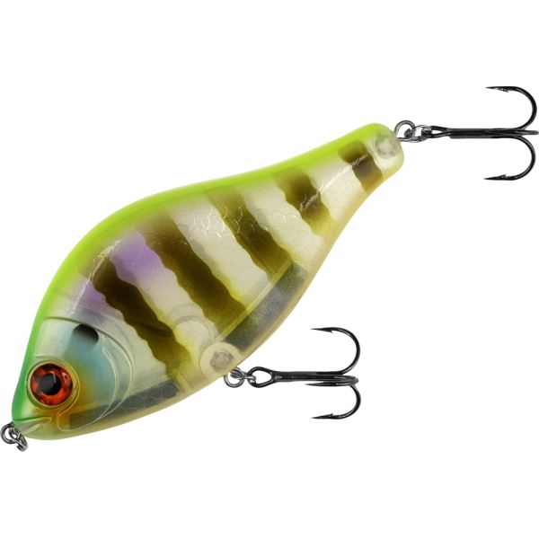 Mikado Wobler MFT Jerk Suspending Chartreuse Bluegill