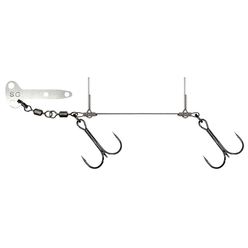 Savage gear návazec pro peg blade rig large 0,78 mm 23 kg 2 ks - 11 cm #1 x 2