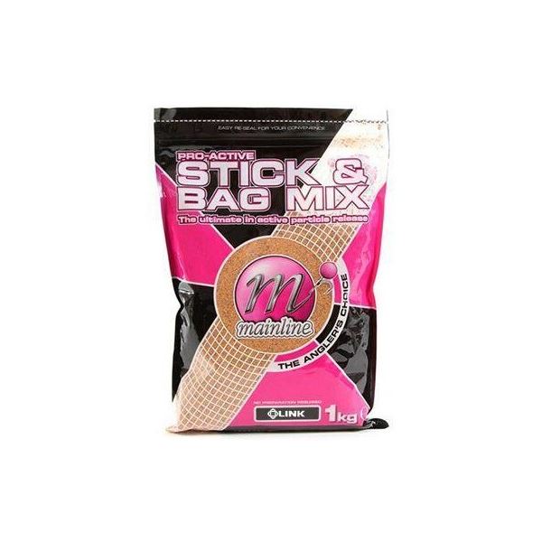 Mainline Vnadící Směs Pro-Active Stick and Bag Mix The Link 1 kg