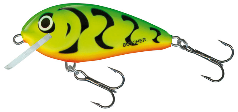 Levně Salmo wobler butcher floating green tiger 5 cm 5 g