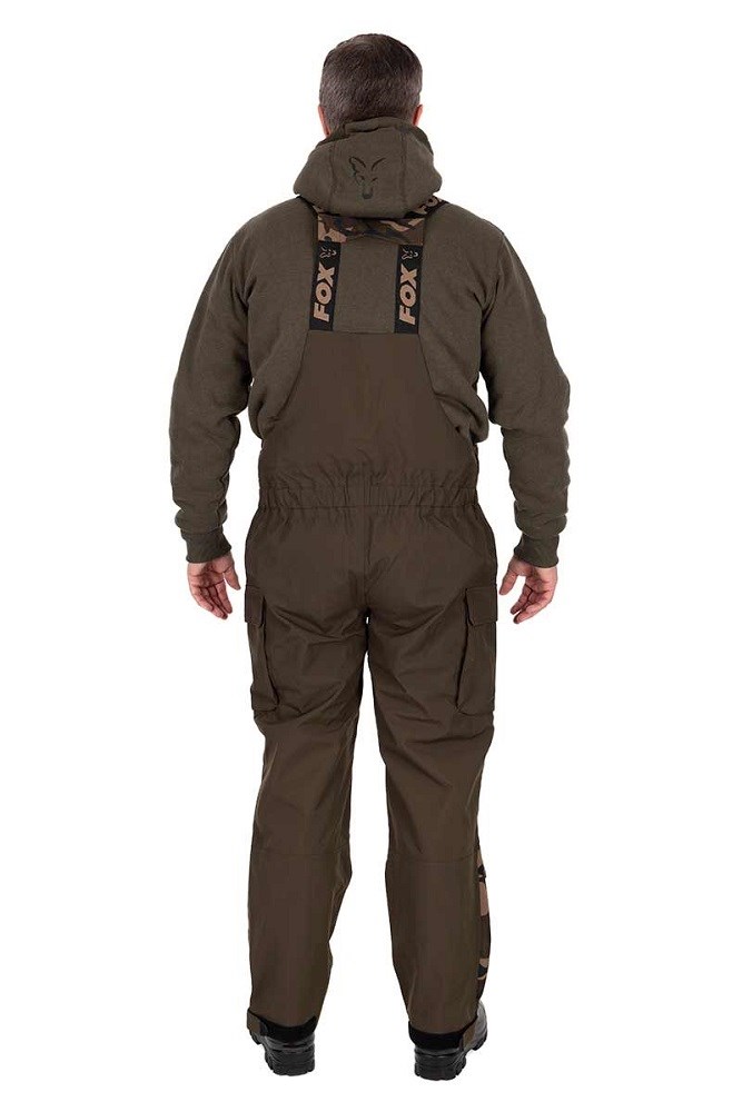 Fox Kalhoty RS25K Khaki Salopettes (1)