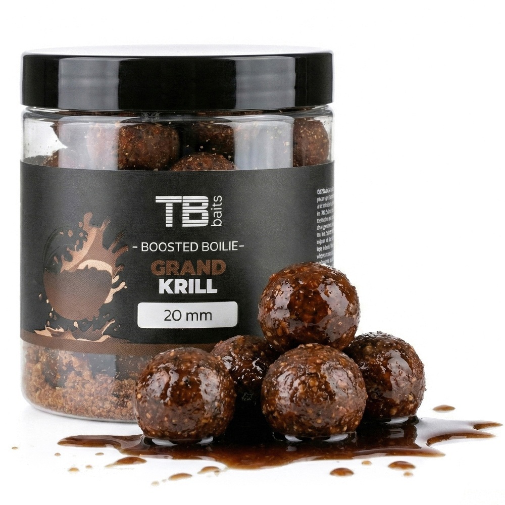 Levně Tb baits boosterované boilie grand krill 120 g - 24 mm