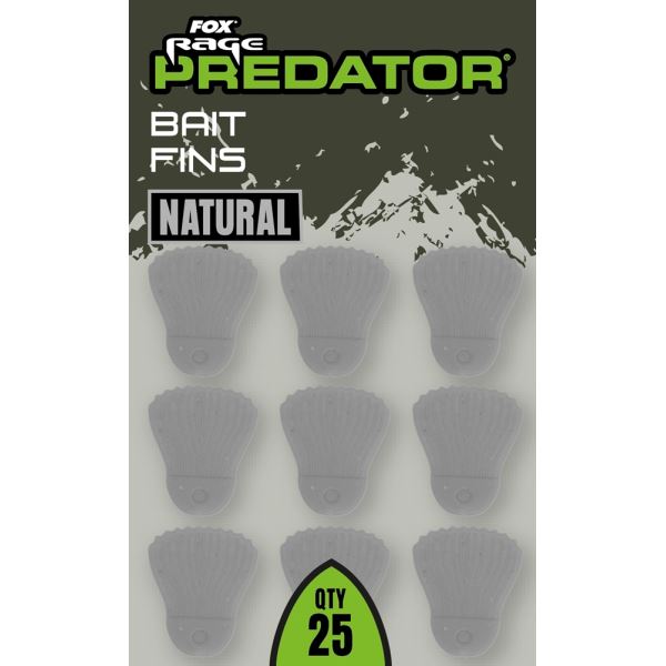 Fox Rage Predator Ploutvičky Bait Fins Natural 25 ks