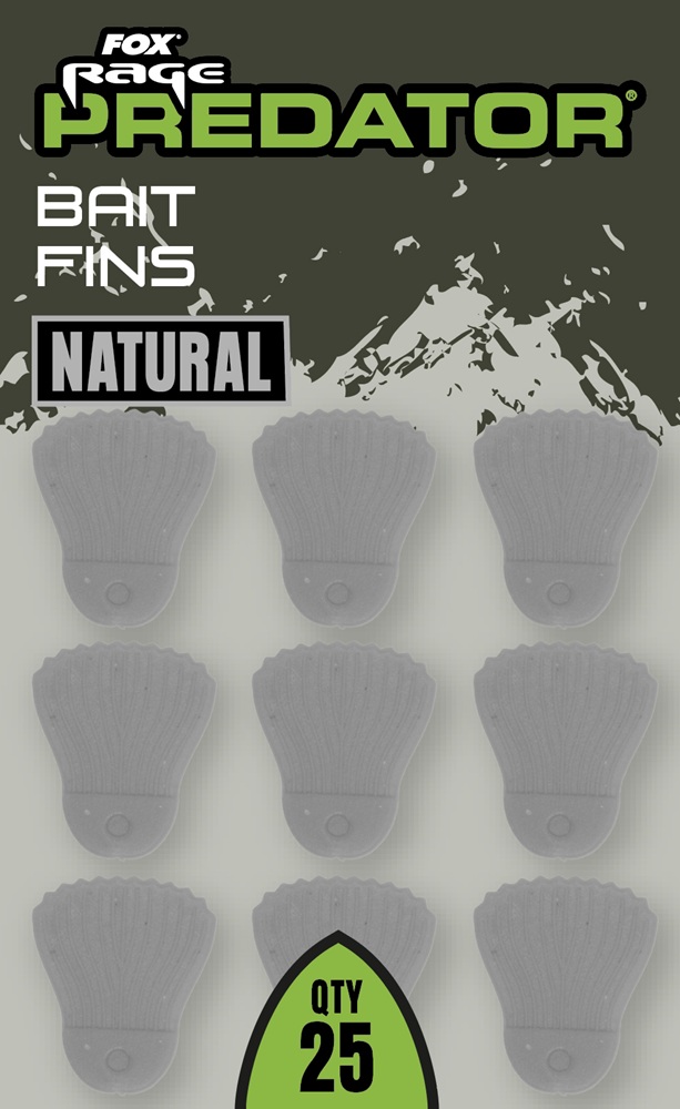 Fox rage predator ploutvičky bait fins natural 25 ks