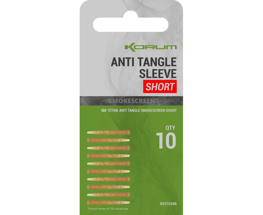 Levně Korum převleky proti zamotání smokescreen anti tangle sleeve - short
