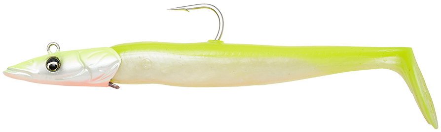 Levně Savage gear gumová nástraha sandeel v2 sinking lemon back 2+1 - 12 cm 22 g