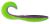 Rapala Gumová Nástraha Crushcity The Curl Purple Chartreuse