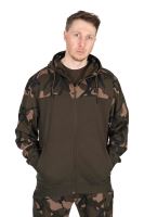 Fox Mikina LW Khaki Camo Split Zip Hoody