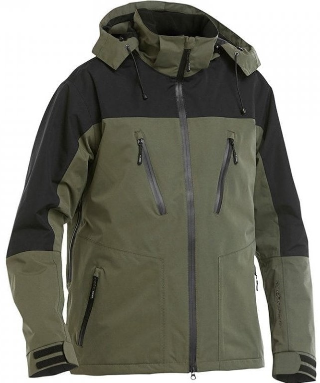 Levně Fladen bunda jacket authentic 2.0 zelená/černá - l